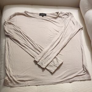 A.P.C. Women's Cream Long Sleeve Top